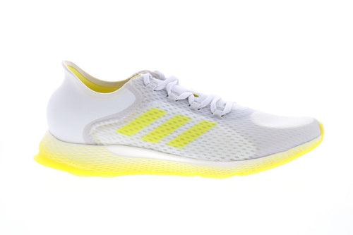 Focus Breathe In EG1096 Womens White Mesh Lace Up Athletic Running Shoes