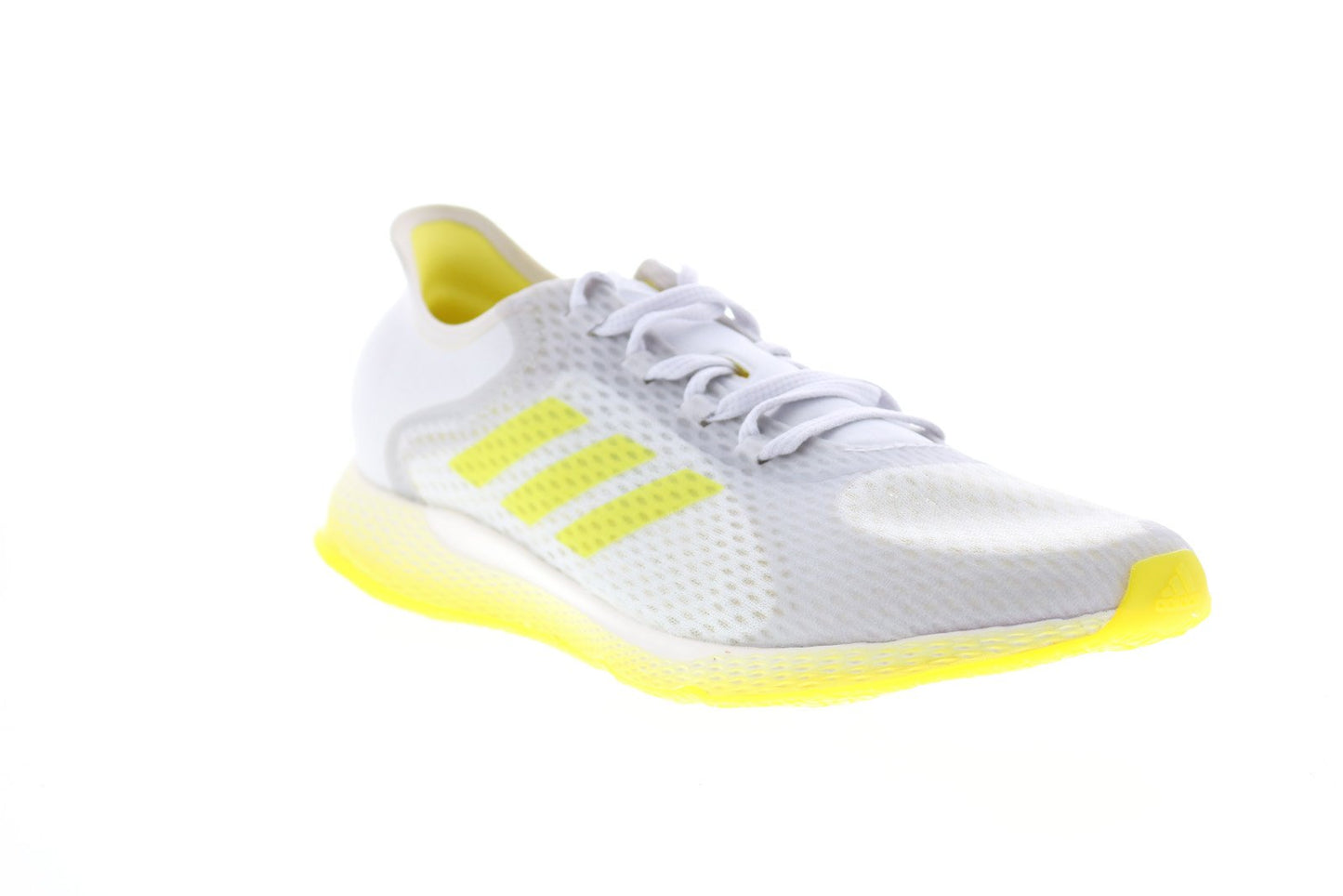 Focus Breathe In EG1096 Womens White Mesh Lace Up Athletic Running Shoes