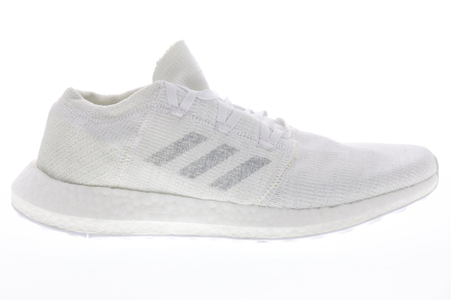 Pureboost Go F35787 Mens White Canvas Low Top Athletic Running Shoes