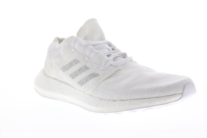 Pureboost Go F35787 Mens White Canvas Low Top Athletic Running Shoes