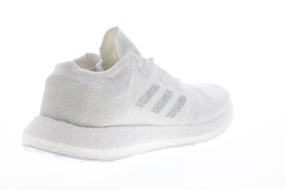 Pureboost Go F35787 Mens White Canvas Low Top Athletic Running Shoes