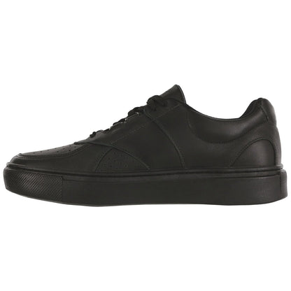 Men's High Street Lace Up Sneaker in Matte Black