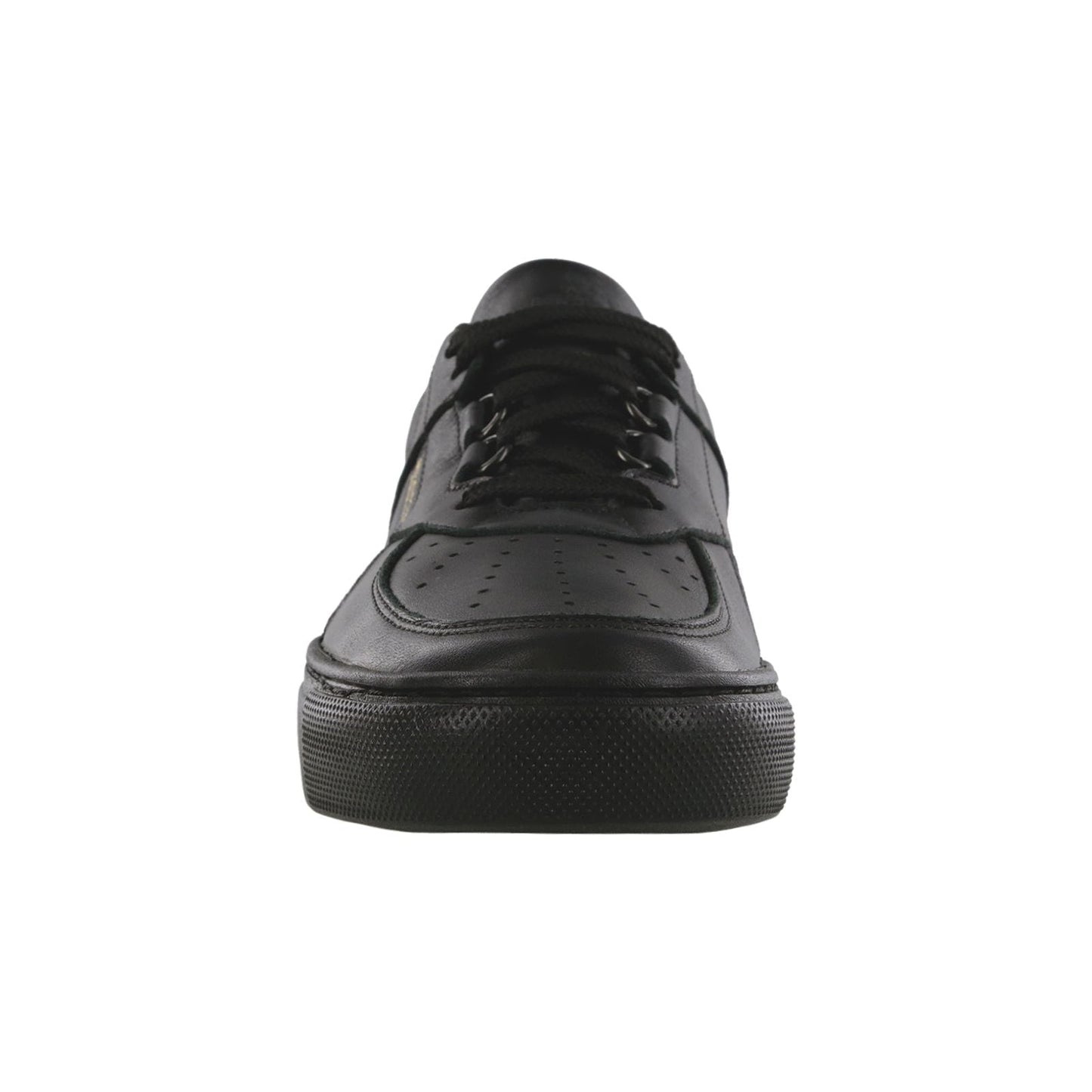 Men's High Street Lace Up Sneaker in Matte Black