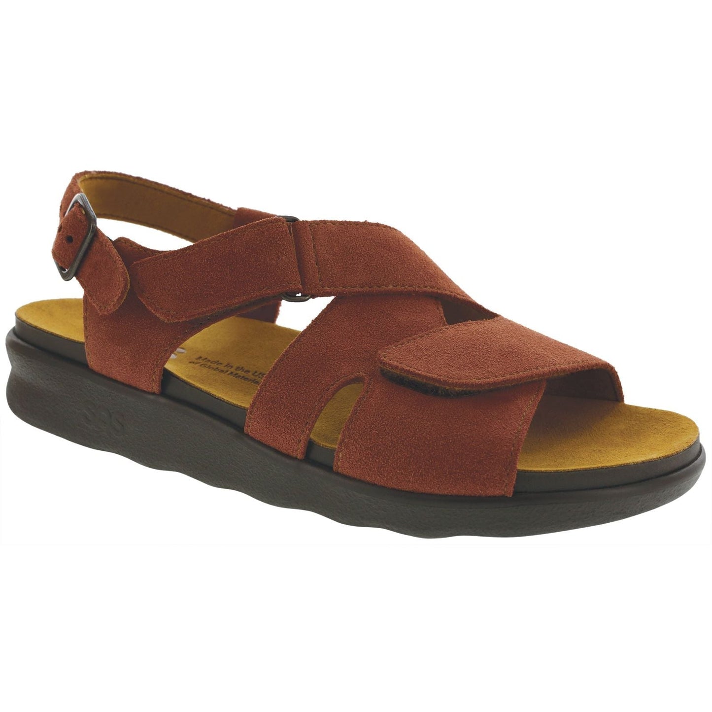 Women's Hy Heel Strap Sandal in Rust