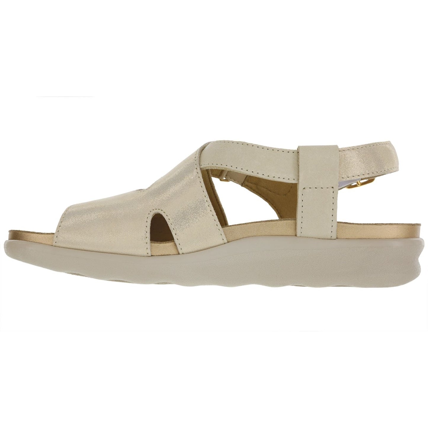 Women's Hy Heel Strap Sandal in Soft Gold