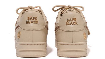 Black Men Low Sneakers Black Sta Icon Beige