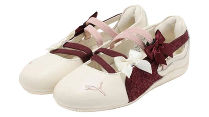 Speedcat Ballet Lace Frosted Ivory-Ruby Shimmer (Women’s)