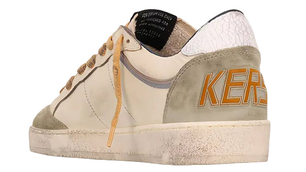 Golden Goose Ball Star Double Upper White Nut Green