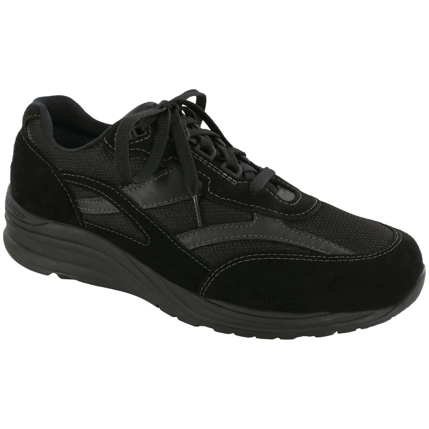 Men's Journey Mesh Lace Up in Black