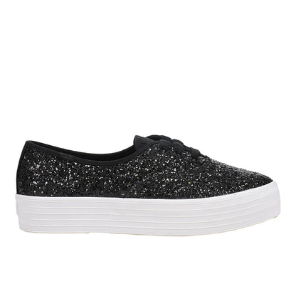 Point Glitter Celebrations Lace Up Sneakers