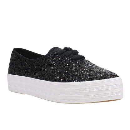 Point Glitter Celebrations Lace Up Sneakers