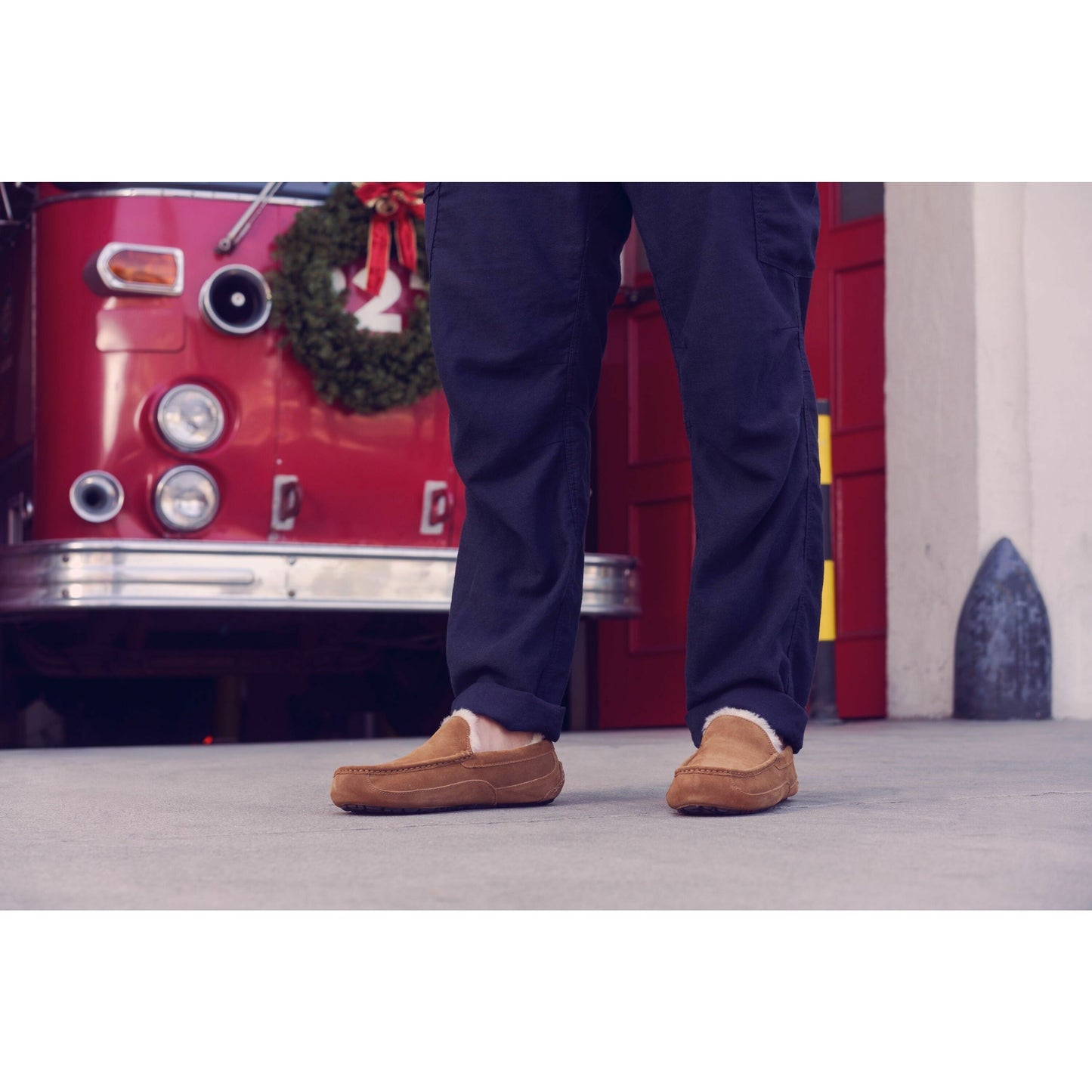Men's Ascot Slipper in Chestnut
