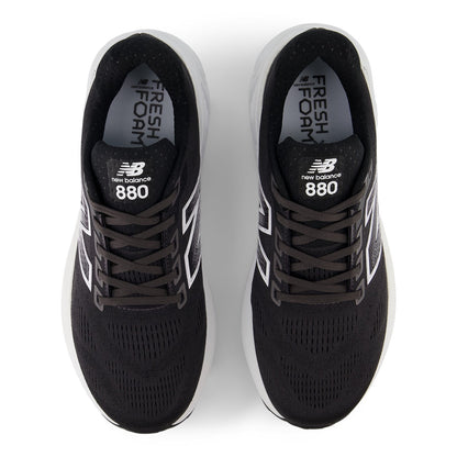 Men's Fresh Foam X 880v15 in Black with NB 103 White and Reflection