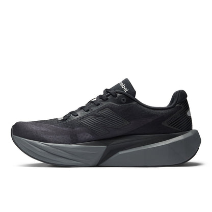 Men's FuelCell Rebel v5 in Black with Castlerock and Silver Metallic