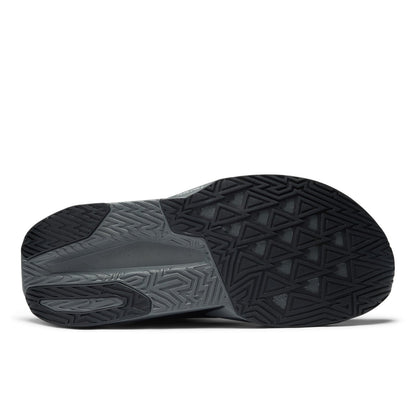 Men's FuelCell Rebel v5 in Black with Castlerock and Silver Metallic
