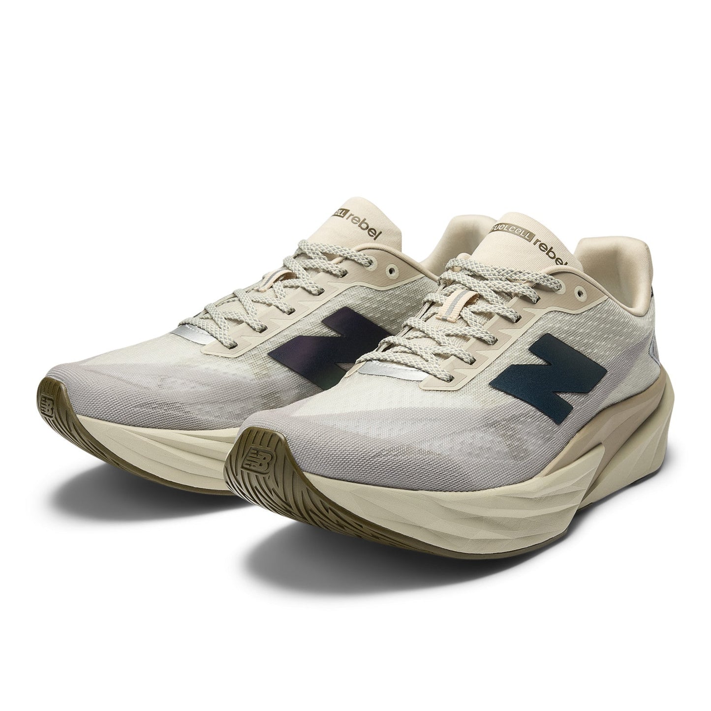 Men's FuelCell Rebel v5 in Shipyard with Arid Stone and Silver Metallic