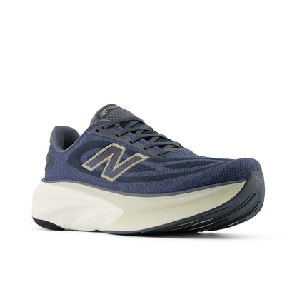 Men's Fresh Foam X More v6 in Graphite with Vintage Indigo and Shipyard