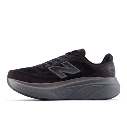 Men's Fresh Foam X More v6 in Black with Castlerock and Black Metallic