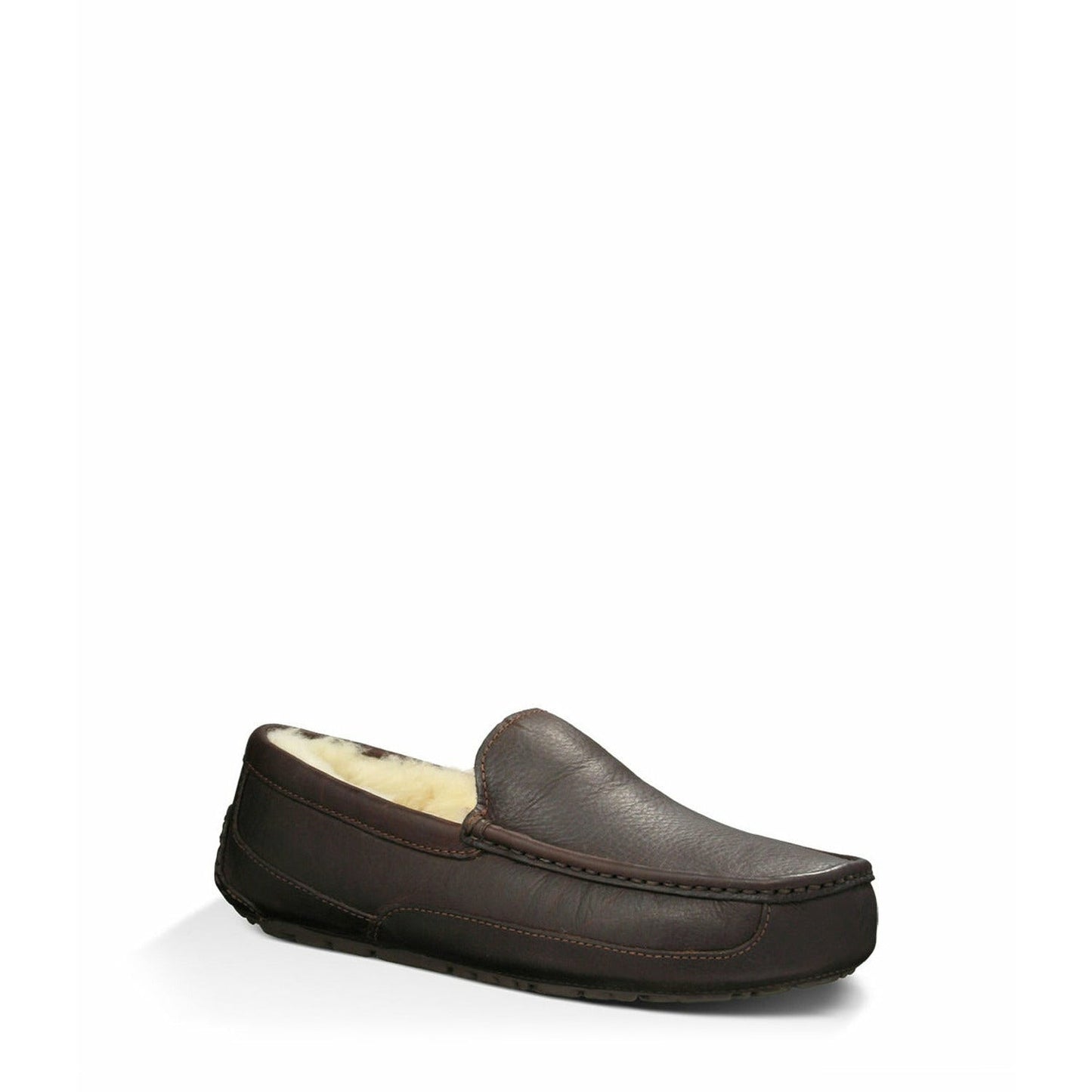Men's Ascot Leather Slipper in China Tea