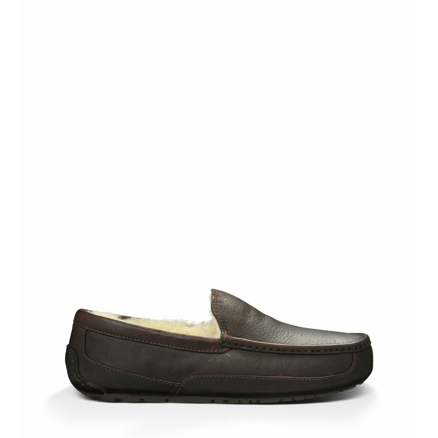 Men's Ascot Leather Slipper in China Tea