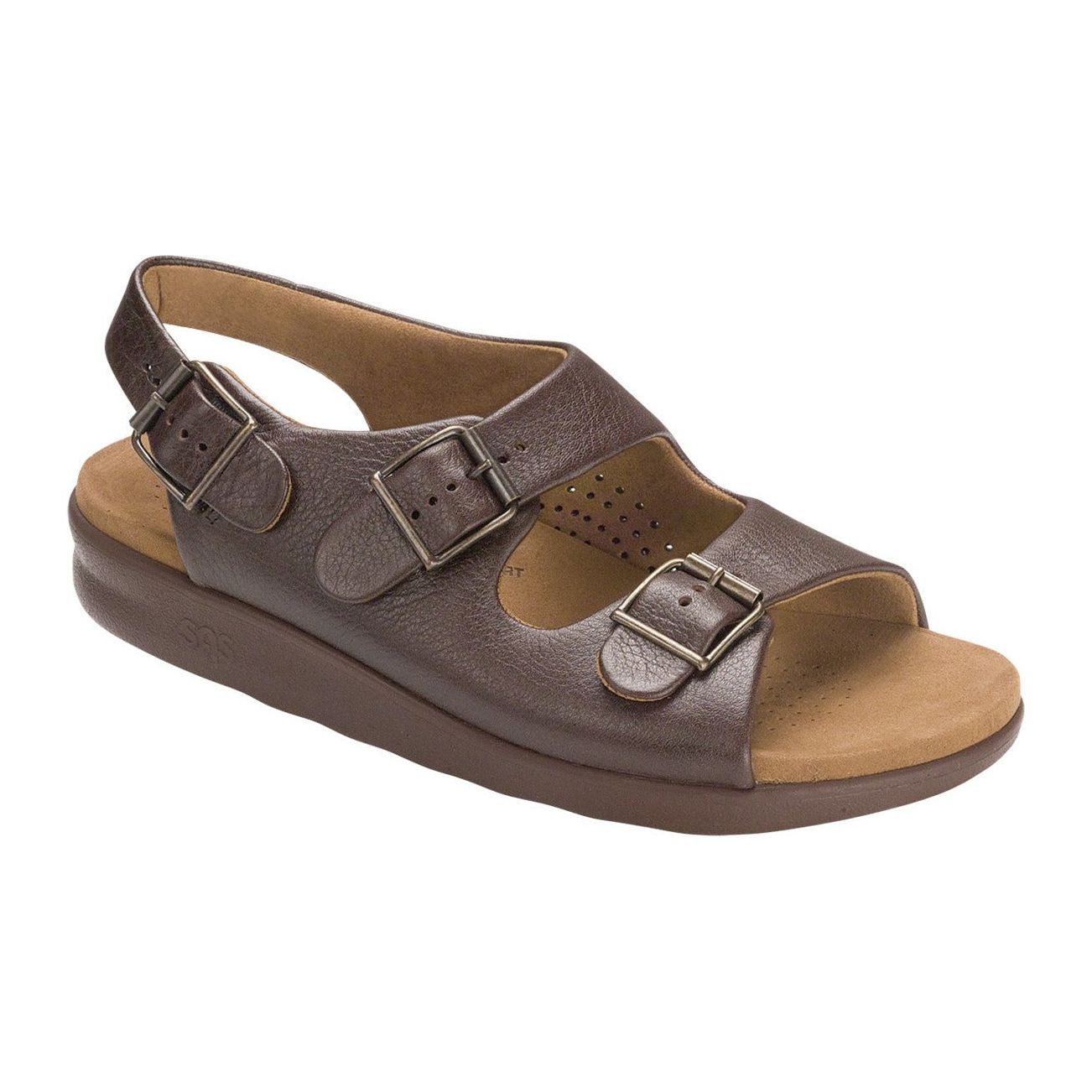 Men's Bravo Heel Strap Sandal in Brown