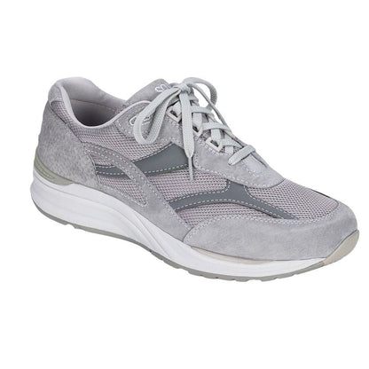 Men's Journey Mesh Lace Up Sneaker in Gray