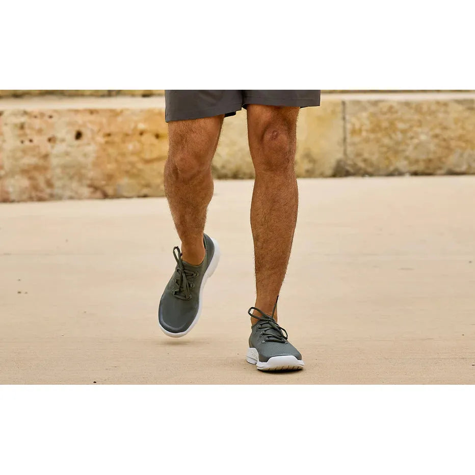 Men's OOmg Sport LS Low Shoe in White and Olive