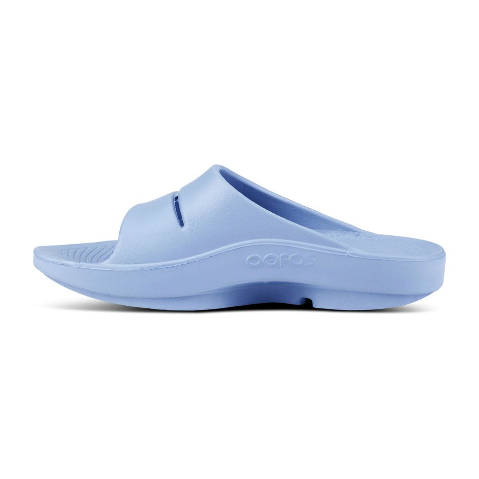 Unisex Ooahh Slide Sandals in Neptune Blue