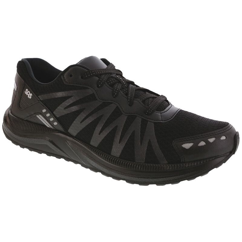 Men's Mission One-M Stability Lace Up Sneaker in Black