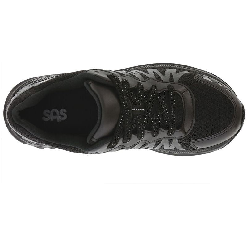 Women's Mission One-W Stability Lace Up Sneaker in Black