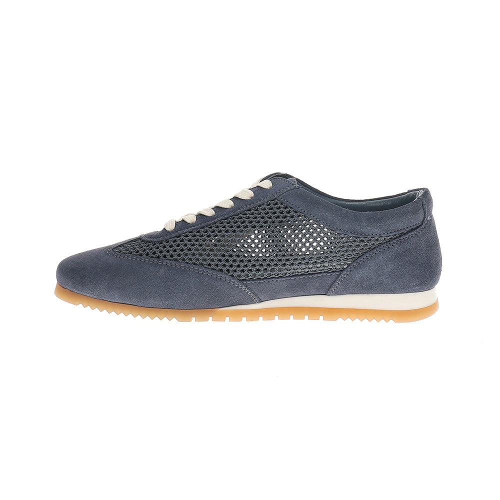 Naples Suede Mesh Lace Up Sneakers