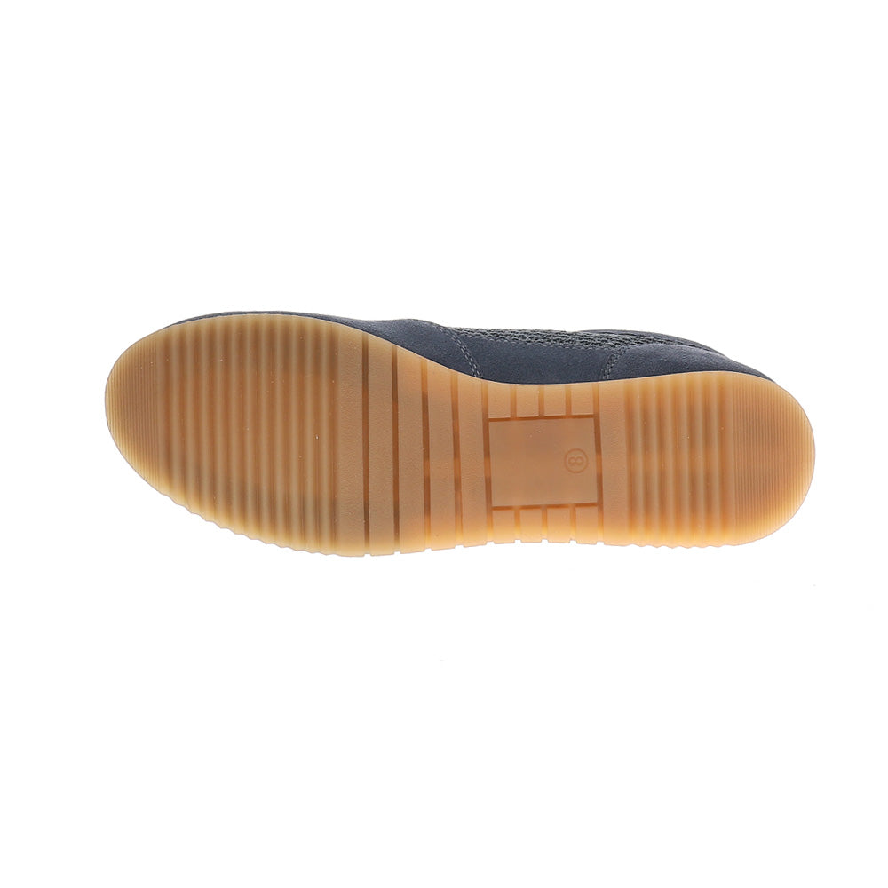Naples Suede Mesh Lace Up Sneakers