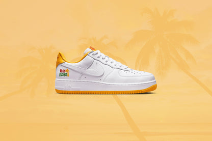 Force 1 Low Retro QS - White/University Gold