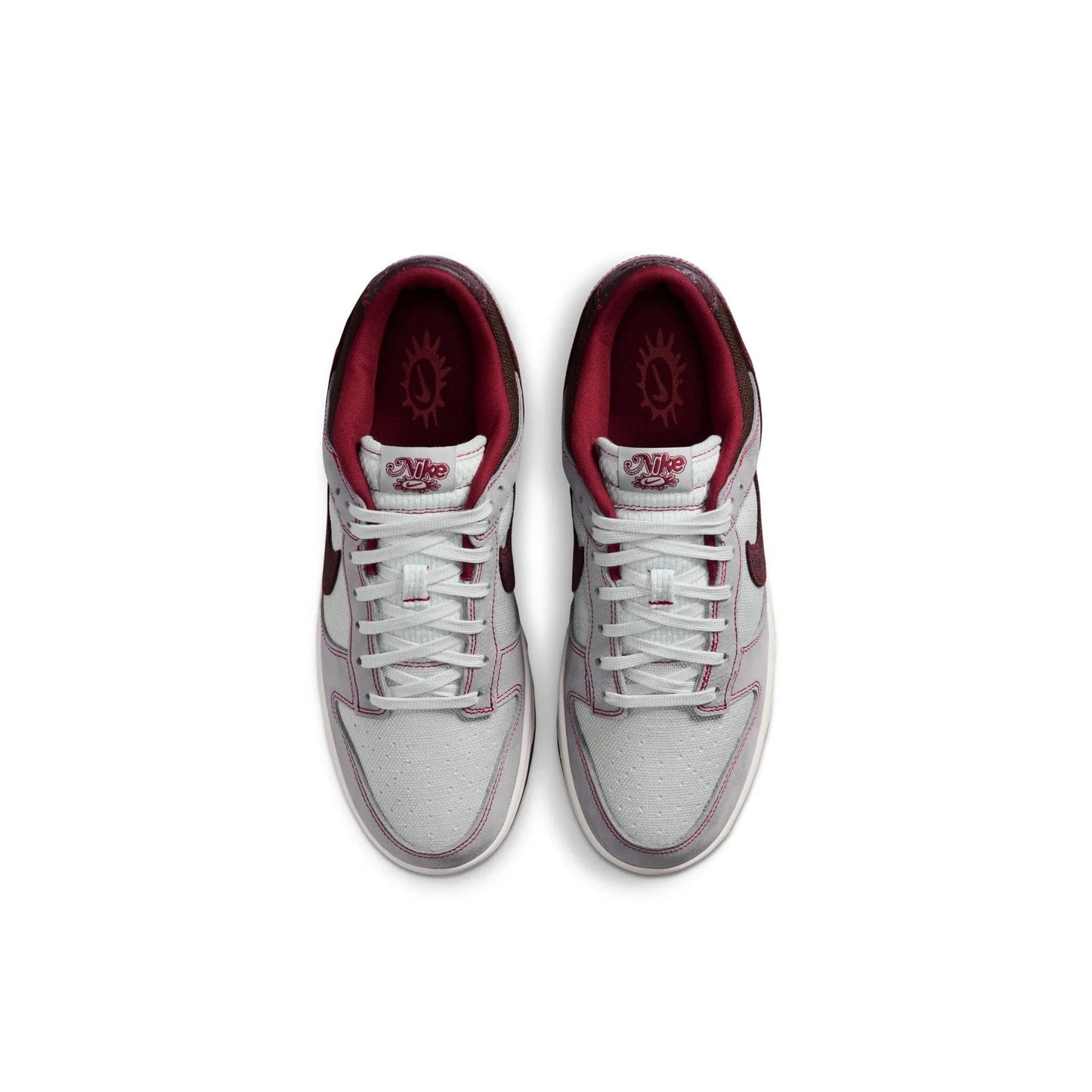 Dunk Low Canvas 'Pure Platinum Burgundy Crush' (2026)