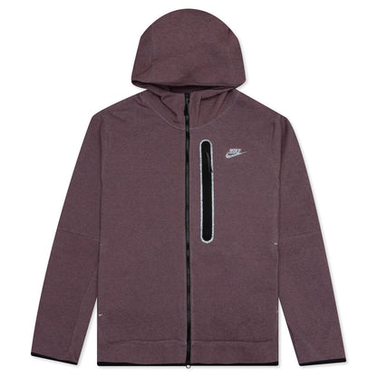 Sportswear Tech Fleece Full - Zip Hoodie - Dark Wine/Heather