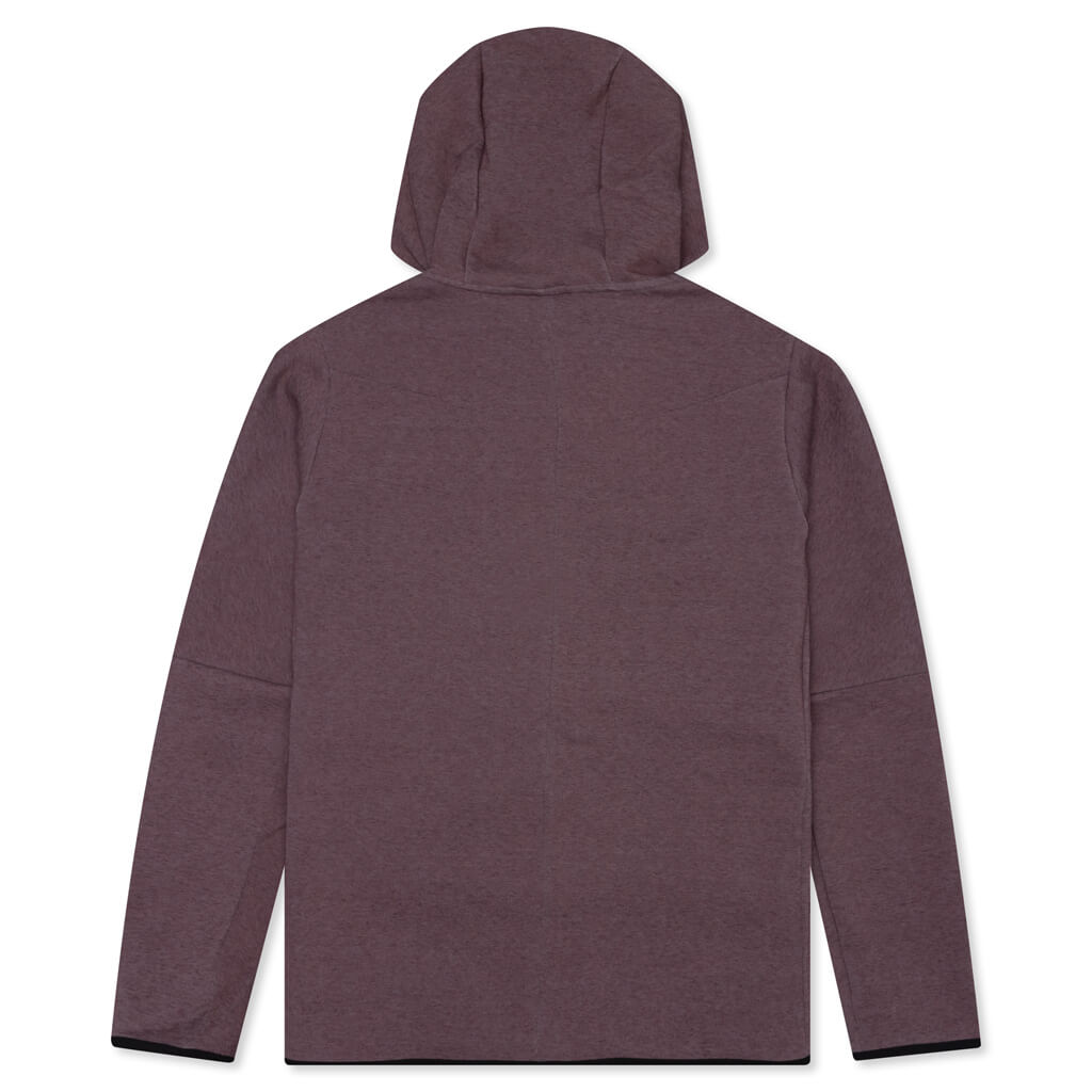 Sportswear Tech Fleece Full - Zip Hoodie - Dark Wine/Heather