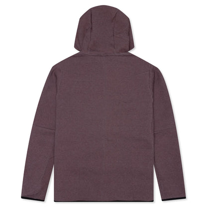 Sportswear Tech Fleece Full - Zip Hoodie - Dark Wine/Heather