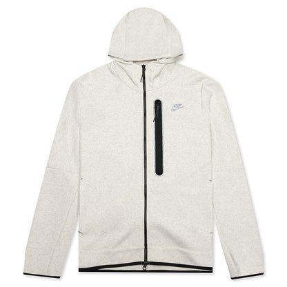 Sportswear Tech Fleece Full - Zip Hoodie - White/Heather