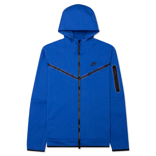 Sportswear Tech Fleece Full Zip Up Hoodie - Game Royal/Black