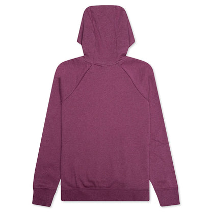 Sportswear Women’s Essential Fleece Pullover Hoodie - Sangria/White
