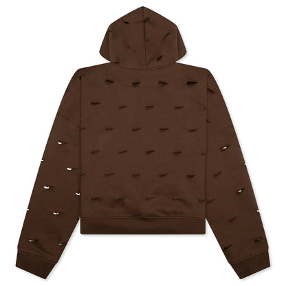 Jacquemus NRG HE Swoosh Hoodie - Cacao Wow