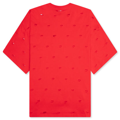 Jacquemus NRG HE Swoosh Tee - University Red