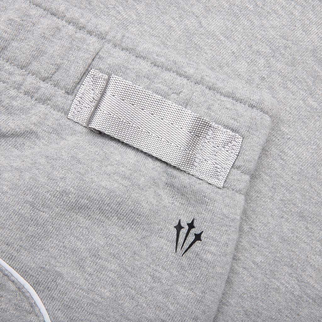 NOCTA Fleece CS Pants - Heather Grey/Matte Silver/Black