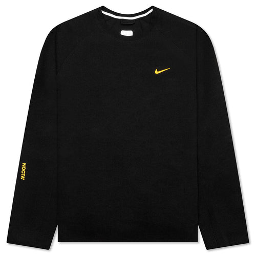NOCTA Tech Fleece Crew - Black/University Gold