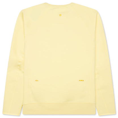 NOCTA Tech Fleece Crew - Citron Tint/Vivid Sulfur
