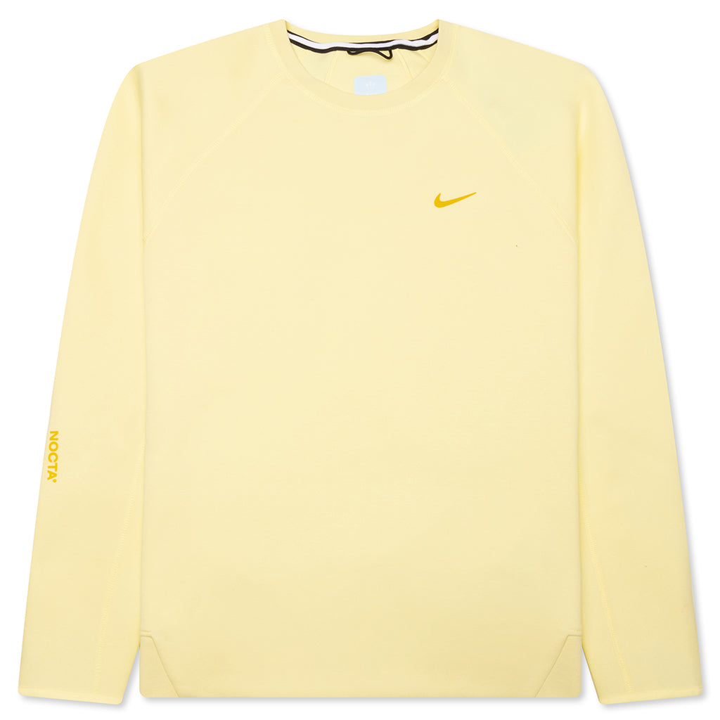 NOCTA Tech Fleece Crew - Citron Tint/Vivid Sulfur