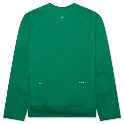 NOCTA Tech Fleece Crew - Stadium Green/Sail