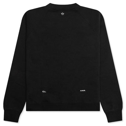 Nocta NRG CS Fleece Crew - Black/White