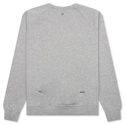 Nocta NRG CS Fleece Crew - Dark Grey Heather/Black
