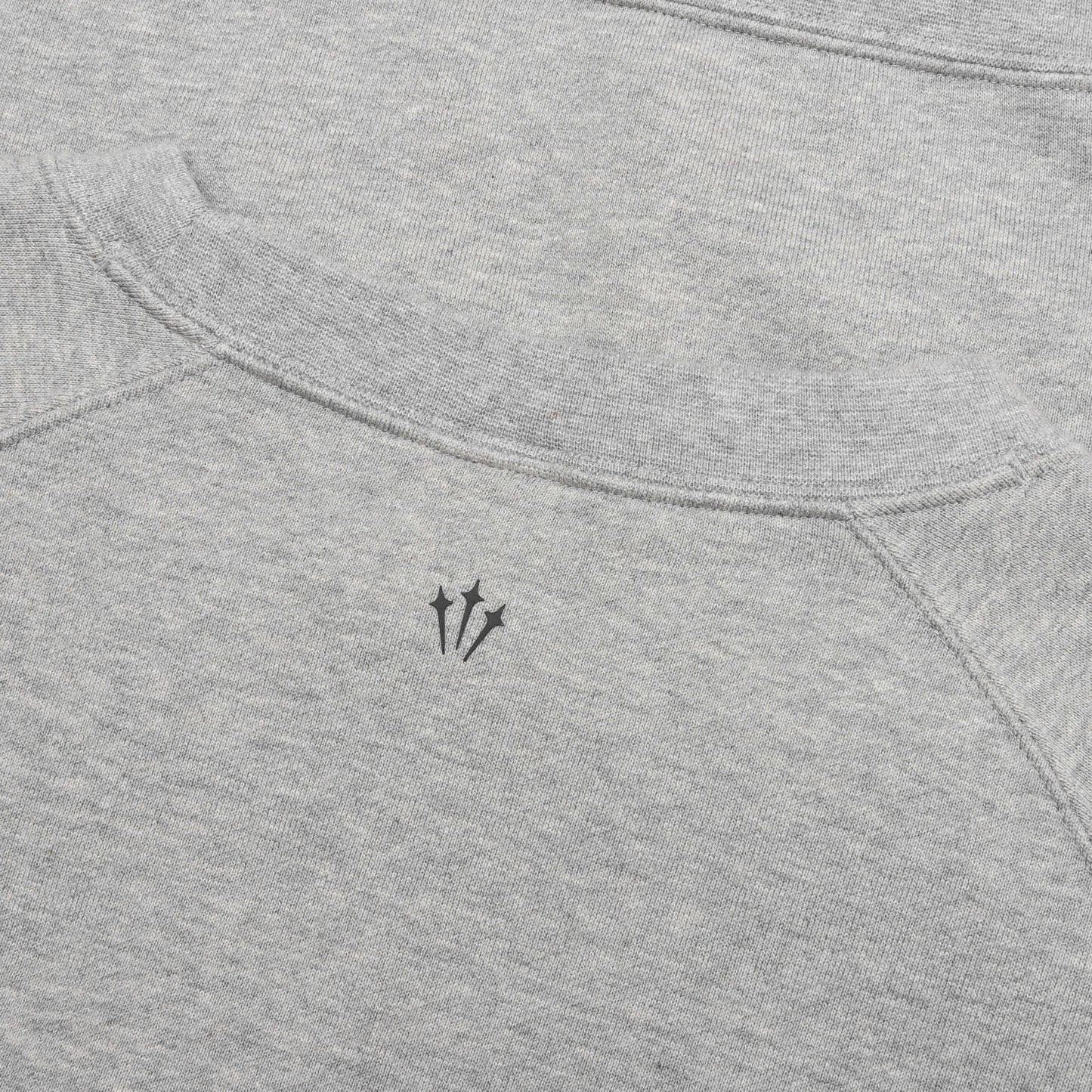 Nocta NRG CS Fleece Crew - Dark Grey Heather/Black